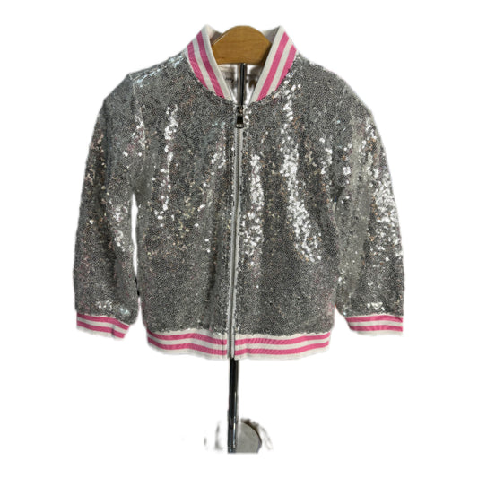 Fiesta de Estrellas - Jacket Brillante Plateado & Rosado